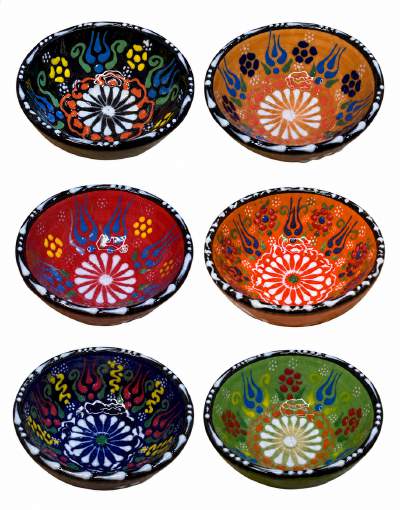 Hand-Painted Ceramic Bowl — Small